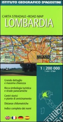 Lombardia 1:200.000 libro