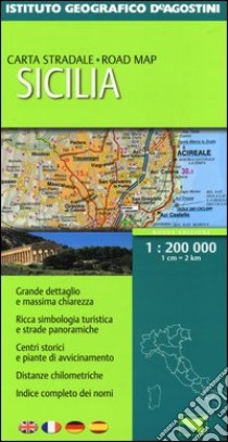 Sicilia 1:200.000 libro