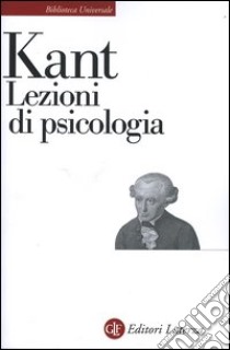 Lezioni di psicologia libro di Kant Immanuel