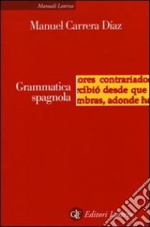 Grammatica spagnola libro di Carrera Diaz Manuel