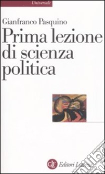 Prima lezione di scienza politica libro di Pasquino Gianfranco