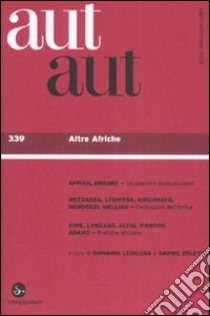 Aut aut. Vol. 339: Altre afriche libro