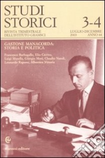 Studi storici (2003) vol. 3-4 libro