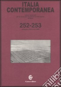 Italia contemporanea vol. 252-253 libro