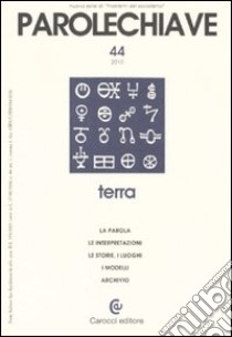 Parolechiave (2011). Vol. 44: Terra libro