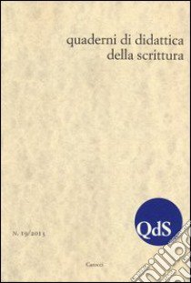 QdS. Quaderni di didattica della scrittura (2013). Vol. 19 libro