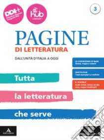 PAGINE DI LETTERATURA. libro di AA  VV  