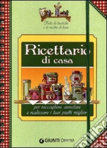 Il mio ricettario di casa libro