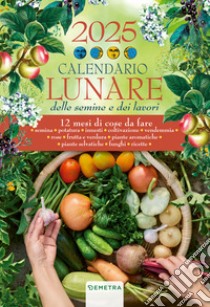 Calendario lunare 2025 da parete (26,5 x 38,5 cm) libro