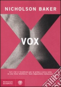 Vox libro di Baker Nicholson