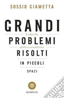 Grandi problemi risolti in piccoli spazi. Codicillo dell'essenzialismo libro di Giametta Sossio