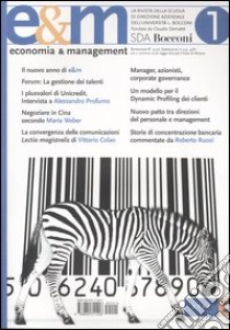 Economia & management. Vol. 1 libro