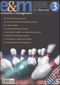 Economia & management. Vol. 3 libro