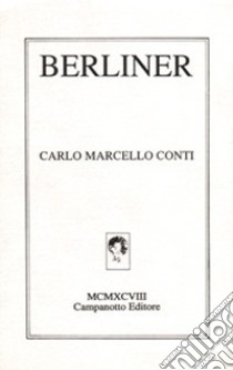 Berliner libro di Conti Carlo Marcello