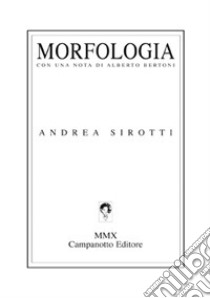 Morfologia libro di Sirotti Andrea