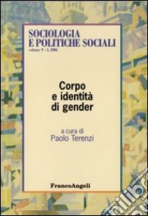 Corpo e identità di gender libro di Terenzi P. (cur.)