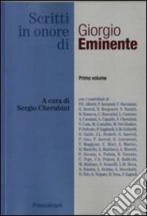 Scritti in onore di Giorgio Eminente libro di Cherubini S. (cur.)