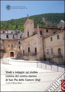 Studi e indagini sul rischio sismico del centro storico di San Pio delle Camere libro di Sasso M. (cur.)