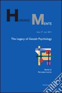 The legacy of Gestaldt psychology libro di Luccio R. (cur.)