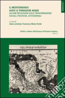 Il Mediterraneo dopo le primavere arabe libro di Loretoni Anna; Orsini Francesca M.