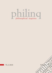 Philinq. Philosophical inquiries (2018). Vol. 2 libro