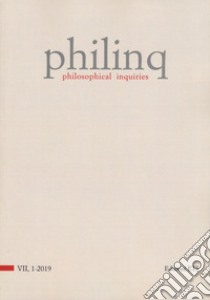 Philinq. Philosophical inquiries (2019). Vol. 1 libro