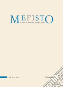 Mefisto. Rivista di medicina, filosofia, storia (2019). Vol. 3 libro