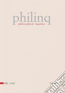 Philinq. Philosophical inquiries (2020). Vol. 1 libro