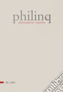 Philinq. Philosophical inquiries (2021). Vol. 2 libro