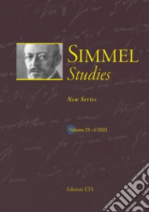 Simmel studies. New series (2021). Vol. 1 libro