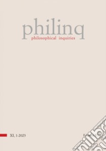 Philinq. Philosophical inquiries (2023). Vol. 1 libro