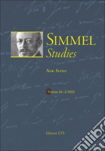 Simmel studies. New series (2022). Vol. 2 libro