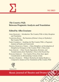 The country wife. Between pragmatic analysis and translation (2023). Vol. 2 libro di Graziano A. (cur.)