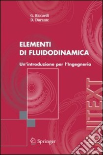 Elementi di fluidodinamica libro di Riccardi Giorgio; Durante Danilo