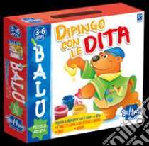 Dipingo con le dita. Balù piccolo artista. Ediz. a colori. Con Prodotti vari libro di Pugnaloni Roberta