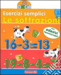 Esercizi semplici. Le sottrazioni libro