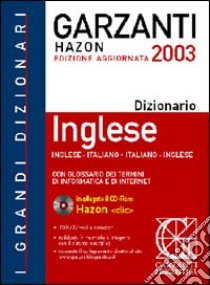 Il grande dizionario di inglese. Con CD-ROM Hazon Clic libro di Hazon Mario