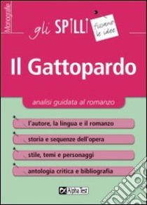 Il Gattopardo. Analisi guidata al romanzo libro di Castiello Mariangela