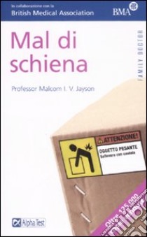 Mal di schiena libro di Jayson Malcolm