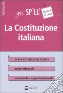 La costituzione italiana libro di Drago Massimo