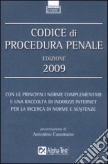 Codice di procedura penale 2009 libro