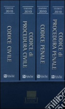 I nuovi codici. Codice civile. Codice penale. Codice di procedura civile. Codice di procedura penale libro di Drago M. (cur.)