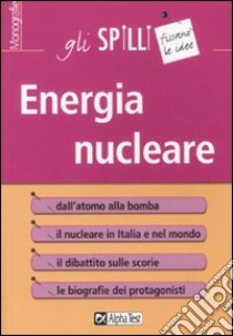 Energia nucleare libro di Sturloni Giancarlo