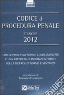 Codice di procedura penale libro