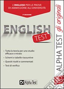 Englishtest. L'inglese per le prove di ammissione all'università libro di Desiderio Francesca