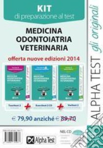 Medicina, odontoiatria, veterinaria. Kit di preparazione al test: Medicina, Odontoiatria, Veterinaria (Manuale, esercizi, prove di verifica) libro