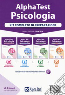 Alpha Test. Psicologia. Kit completo di preparazione: Manuale di preparazione-Esercizi commentati-Prove di verifica-6000 quiz. Con software libro di Lanzoni Fausto; Rodino Doriana; Tabacchi Carlo