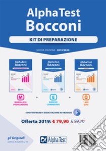 Alpha Test. Bocconi. Kit di preparazione: Manuale di preparazione-Esercizi commentati-1600 quiz. Nuova ediz. Con software di simulazione libro