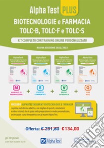 Alpha Test PLUS Biotecnologie e Farmacia TOLC-B, TOLC-F e TOLC-S. Kit completo di preparazione con training on line. Nuova ediz. Con espansione online libro di Bertocchi Stefano; Rodino Doriana; Sironi Alberto