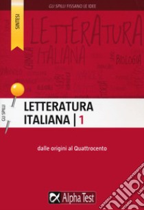 Letteratura italiana. Vol. 1: Dalle origini al Quattrocento libro di Vottari Giuseppe